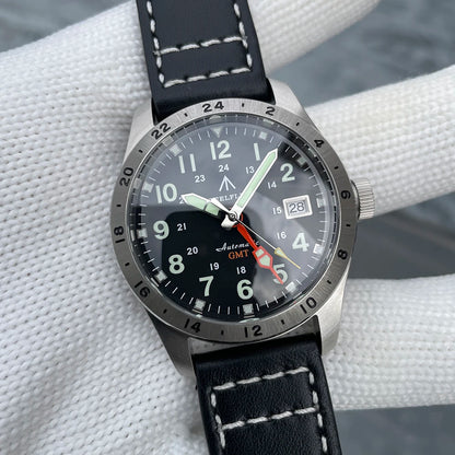 STEELFLIER Official SF792 GMT Mechanical Wristwatch, NH34 Movement, Super BGW9 C3 Luminous, 200M Waterproof Luxury Dive Watch