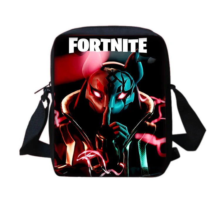 Hot Game Boy Girls Printed Shoulder Messenger Bag Child Design Fortnite Casual Handbag Men Women Phone Bag Shopping Bag