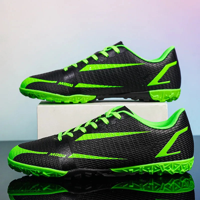 Nouveaux hommes en plein air chaussures de Football crampons pour adultes longues pointes bottes de Football formation chaussures de Sport baskets antidérapant formation unisexe