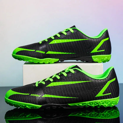 Nouveaux hommes en plein air chaussures de Football crampons pour adultes longues pointes bottes de Football formation chaussures de Sport baskets antidérapant formation unisexe