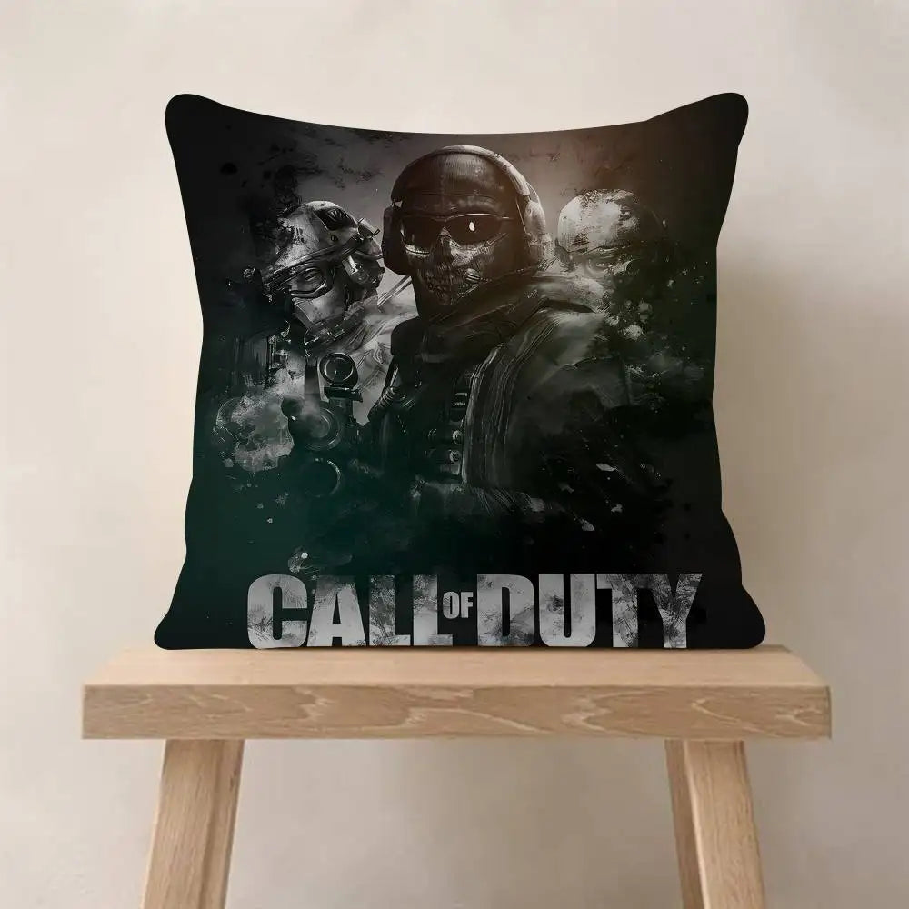 Classic Game C-Call Of D-Duty Personalized Picture Text Home Decorative Pillows Household Gifts 45x45cm