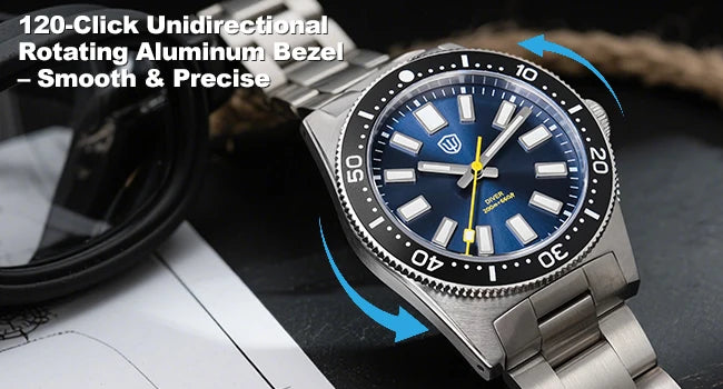 Watchdives Wd1965 V2 Fashion Quartz Wristwatches Vh31 Sapphire Man Watches Luxury Stainless Steel 200M Waterproof Diver Watch
