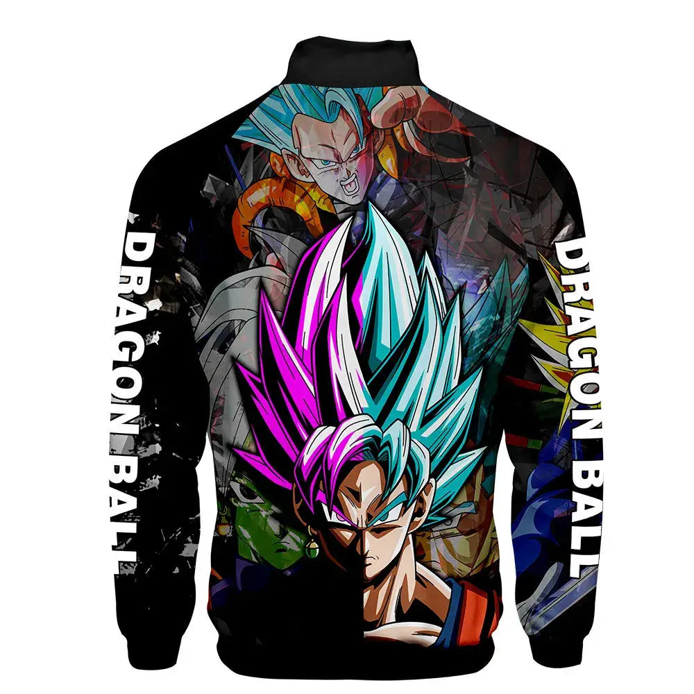 Dragon Ball 3D Print Zipper Hoodie Cool Fashion Men/Women/Kids Long Sleeve Hoodies Sweatshirt Casual Cosplay Jacket Clothes, produit gaming premium Fraquane, nouvelle génération