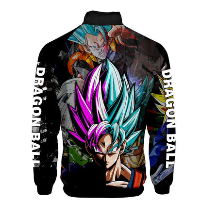 Dragon Ball 3D Print Zipper Hoodie Cool Fashion Men/Women/Kids Long Sleeve Hoodies Sweatshirt Casual Cosplay Jacket Clothes, produit gaming premium Fraquane, nouvelle génération