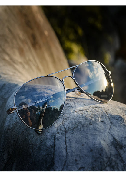 CAPONI Avation Sun Glasses For Men Day And Night Photochromic Driving Men's Sunglasses Polarized UV400 Pilot Shades Male BS3104