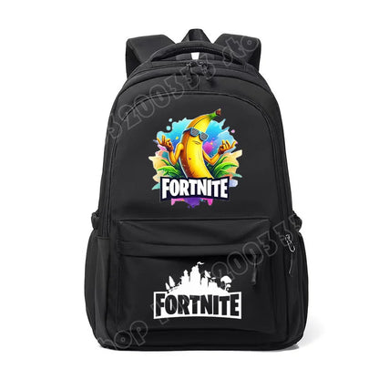 Fortnite Kids Backpack Portable Large Capacity Student Schoolbag Cartoon Printed Shoulder Bag School Supplies for Boys Gift