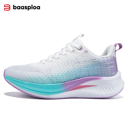 Pantofi de alergare Baasploa pentru bărbați, cu placă de carbon, amortizare profesională, antiderapant, adidași casual pentru femei, respirabili, pentru jogging și sport