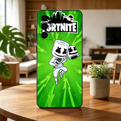 F-Fortnites-PC Game  Phone Case For Samsung S25,S24,S21,S22,S23,S30,Ultra,S20,Plus,Fe,Lite,Note,10,Black Cover