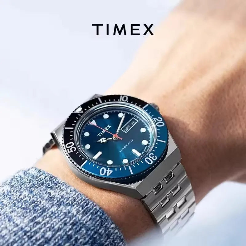 NEW TIMEX Fully Automatic Men's Watch High Beauty Luxury Leisure Multi functional Watch with Calendar and Steel Strip Watch