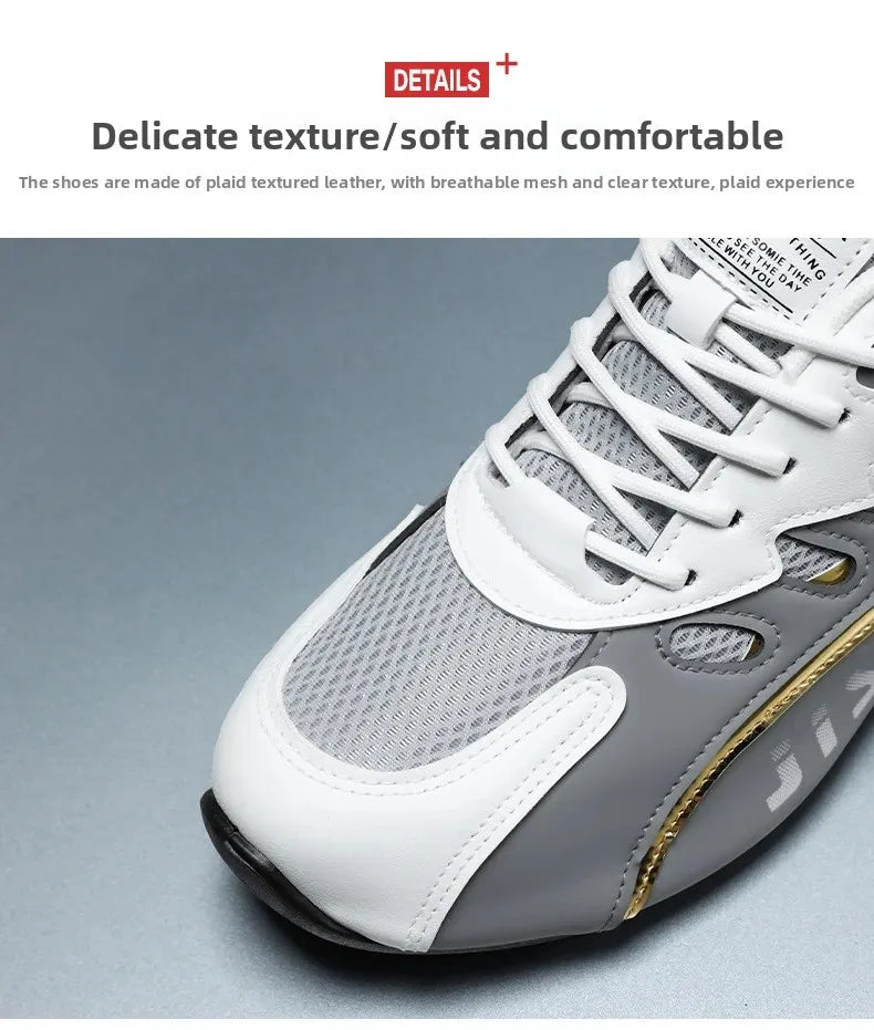 Fashionable Large Size Men's Sports Shoes Mesh Upper Breathable Comfortable Casual Sneakers Trendy Men's Footwear from China