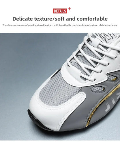 Fashionable Large Size Men's Sports Shoes Mesh Upper Breathable Comfortable Casual Sneakers Trendy Men's Footwear from China