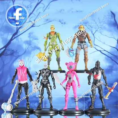 8Pcs/Set 10cm Fortnite Toys Action Figure Model Game Battle Royale Cool Toy Doll Kids Boys Fun Birthday Xmas Gift