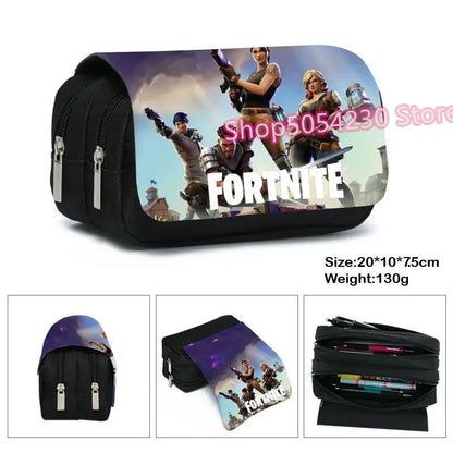 Fortnite 3PCS Backpack for Boys Victory Game 16 Inch Water Resistant Preschool Knapsack Cool Elementary School Backpacks