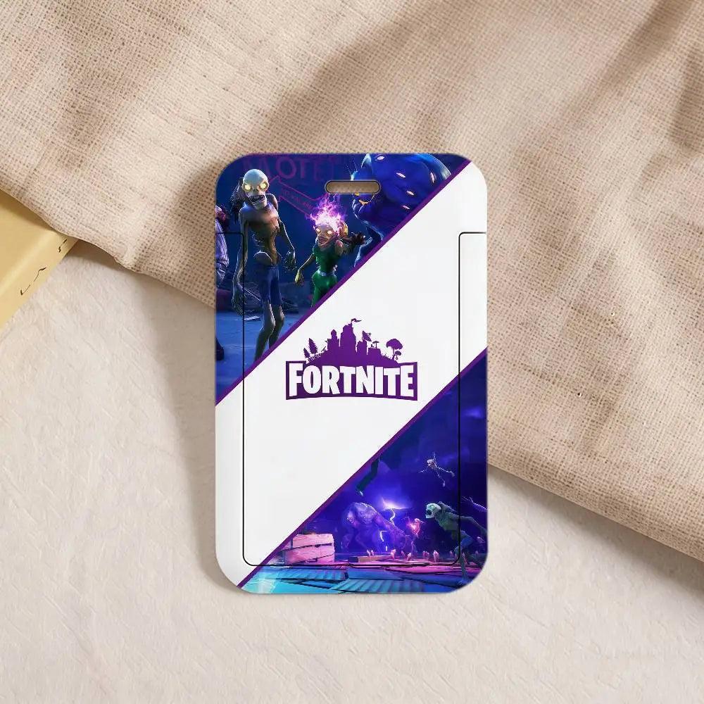 Hot Game F-FORTNITE Strap Lanyard Keychain ID Bus Card Cover Badge Holder Pass Hang Rope Lariat Gifts Keys Accessories