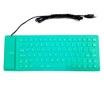 85 Keys Portable Mini USB Keyboard Flexible Waterproof Soft Silicone Gaming Keyboard Tablet Foldable Computer Keyboard Laptop
