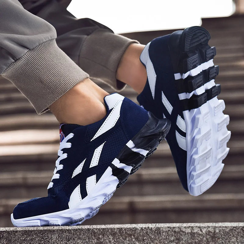 Men's Marathon Running Sports Shoes Casual Sneakers Soft Comfortable Training Shoes Wear-Resistant Sneakers for Men