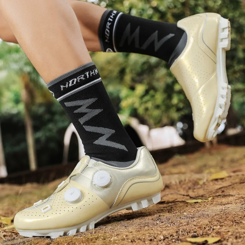 Cycling Shoes Bike Sneakers Cleat Non-Slip Men's Mountain Biking Shoes Bicycle Road Footwear Speed Shoes
