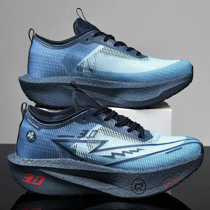 Running Shoes Specialty Men Marathon Sports Carbon Plate Breathable Ultralight Women Comfortable Athletic Cushion Stability Sneakers