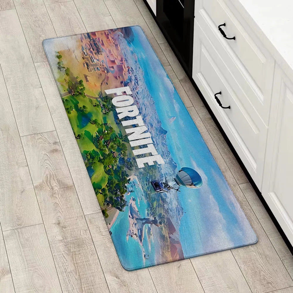 Entrance Front Door Doormat For Fortnite Game Non-slip Kitchen Rug Living Room Rugs Balcony Bathroom Foot Mat Floor Mats Carpet