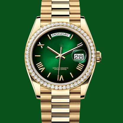 Top Grade Vintage Style 2026 VIP Luxury Watch Old Brand Week Series Fully Automatic Mechanical Multifunctional Waterproof Anti