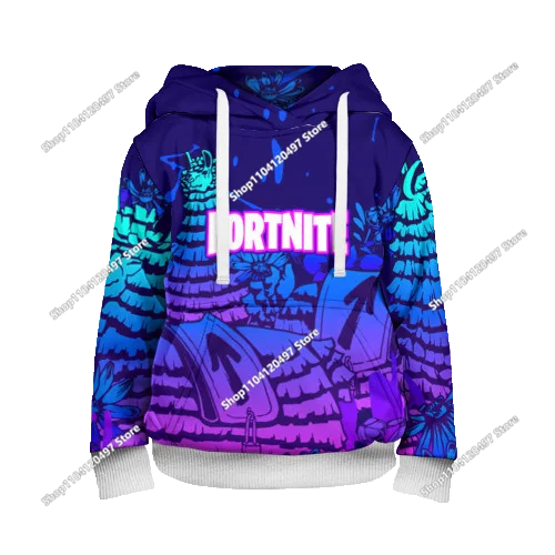 Game Fortnite Cosplay Hoodies Children's Adult Unisex Sweatshirt Pullover Hoodies Coat Casual Uniforms Halloween Outfits
