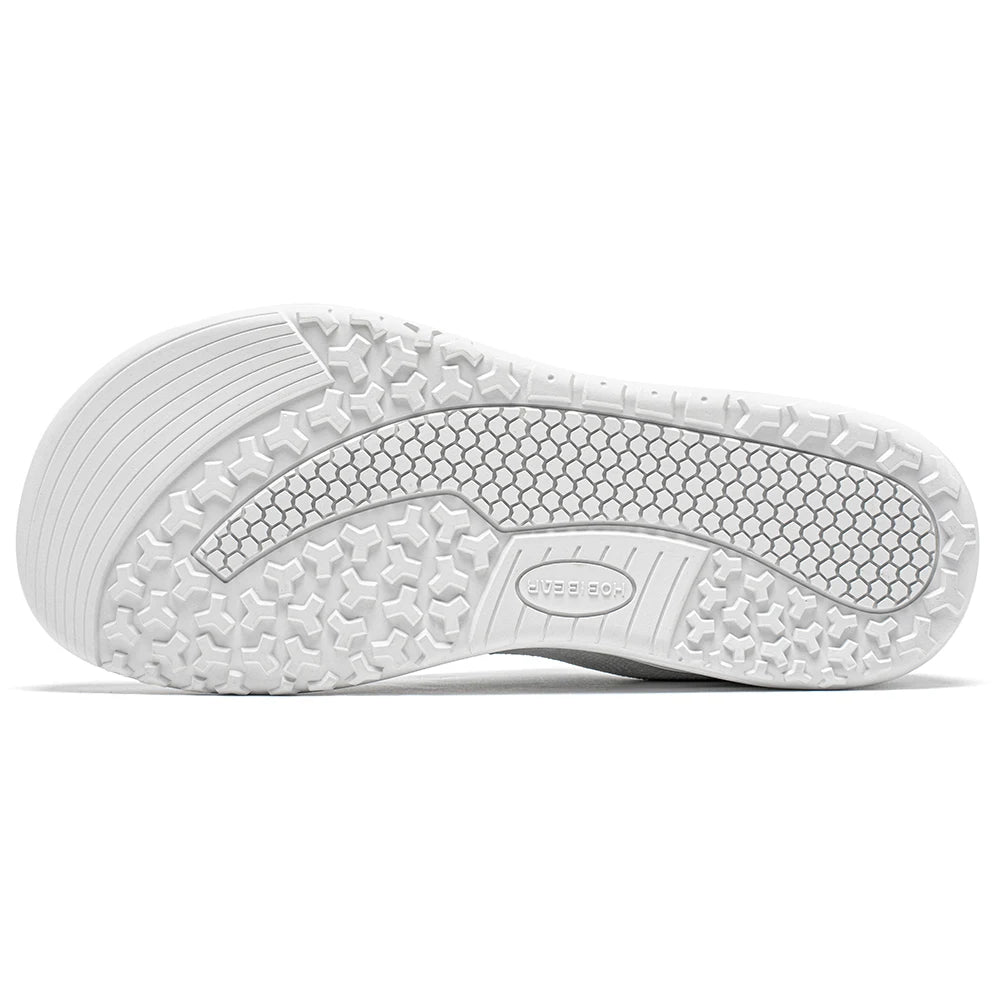HOBIBEAR Dzianinowe buty typu „barefoot” – unisex, bez podbicia, z szerokim czubkiem, minimalistyczne, oddychające, codzienne buty do chodzenia