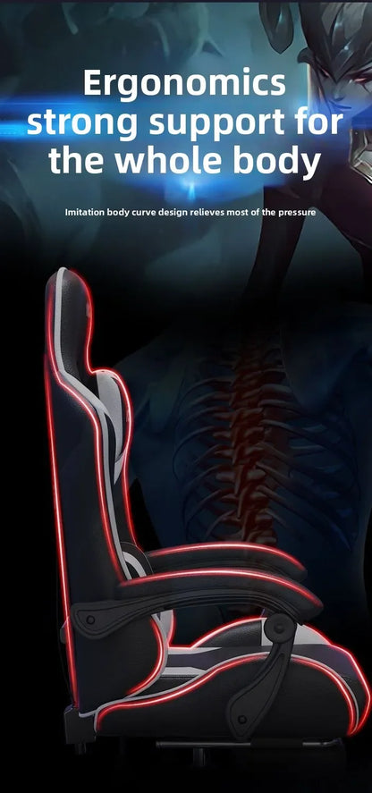 Ergonomischer Gaming-Stuhl fürs Homeoffice, lange Sessions und Streamer – verstellbar, neigbar, leicht und langlebig