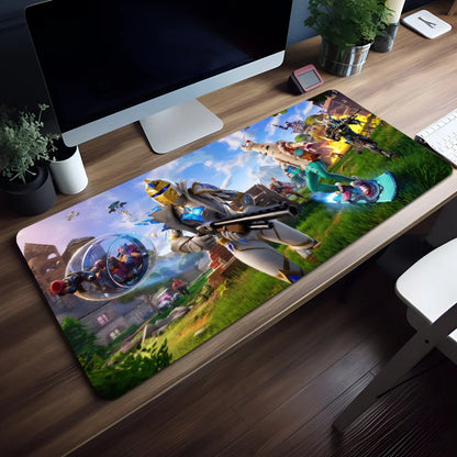 Mouse Pad Non-slip Game Lockedge Office Student Gaming Survival Thickened Large Writing F-FORTNITE Shooting Cushion Mouse Pad