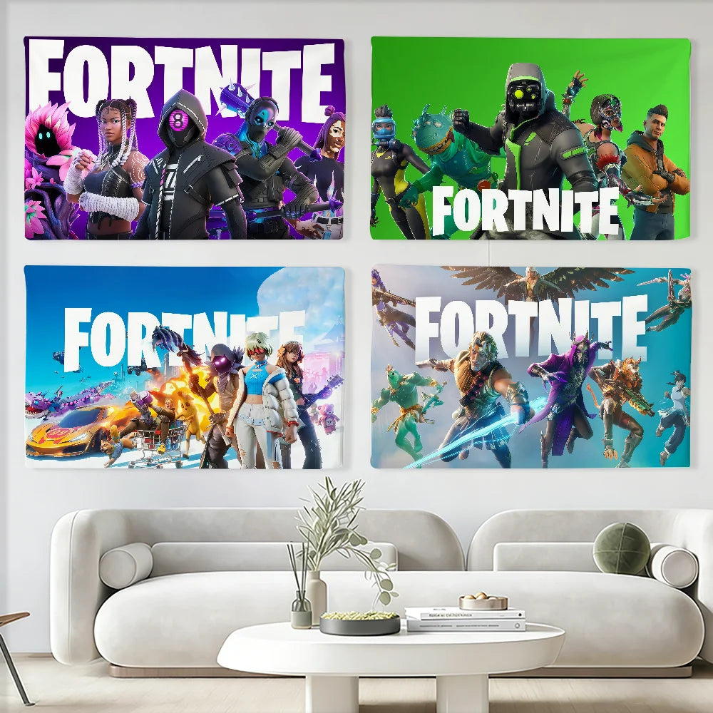 Adventure game F-FORTNITE Flag Suitable For Party Club Outdoor Interior Wall Art Decoration Banner Gift