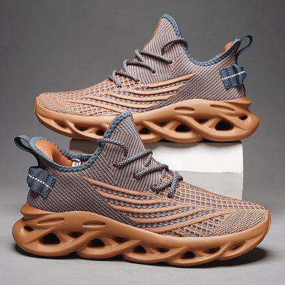 Men Sneakers Comfortable Breathable Mesh Tennis Outdoor Sports Running Gym Jogging Shoes Flat Lightweight Walking Shoes for Men