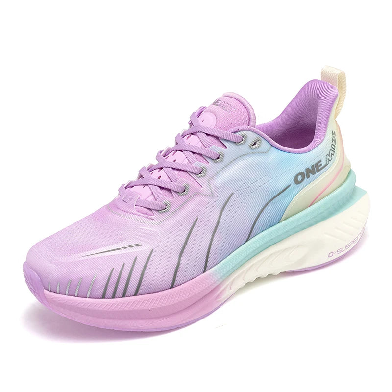 ONEMIX New Cushioning Running Shoes For Men Suitable for Heavy Runners Lace-Up Sports Women Non-slip Outdoor Athletic Male Sneakers