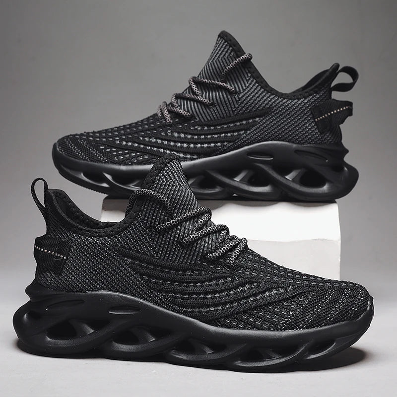 Men Sneakers Comfortable Breathable Mesh Tennis Outdoor Sports Running Gym Jogging Shoes Flat Lightweight Walking Shoes for Men