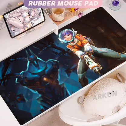 Fashion Large FPS 900x400 Anime Gaming Girl Overwatch Laptop Office Rubber Soft Desk Mat Gaming Mousepad XXL