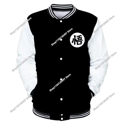 Dragon Ball Goku Kid Men Zipper Hoodie Cartoon Japan Style Anime Women Sweatshirt 2025 New Fashion Children Jackets Coat, produit gaming premium Fraquane, équipement gamer