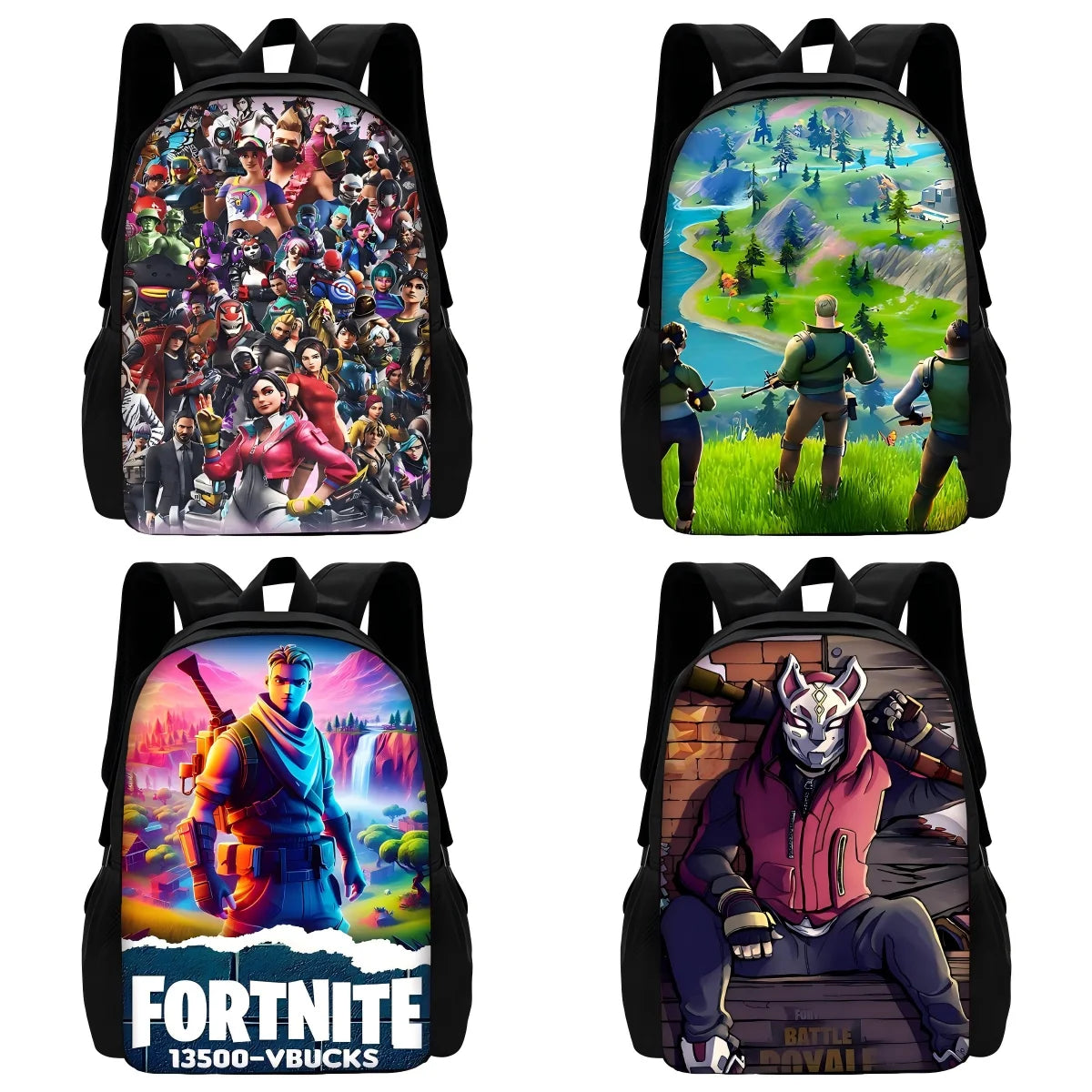 Hot Game Fortnite Kids Backpacks Boys and Girls Student Birthday Gift Child School Bags Unisex Camping Durable Rucksack