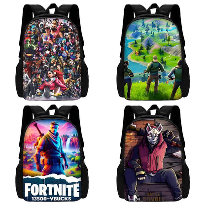Hot Game Fortnite Kids Backpacks Boys and Girls Student Birthday Gift Child School Bags Unisex Camping Durable Rucksack
