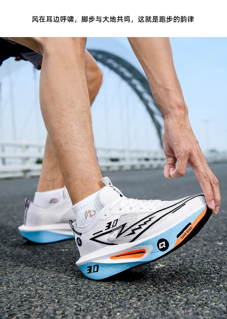 Running Shoes Specialty Men Marathon Sports Carbon Plate Breathable Ultralight Women Comfortable Athletic Cushion Stability Sneakers