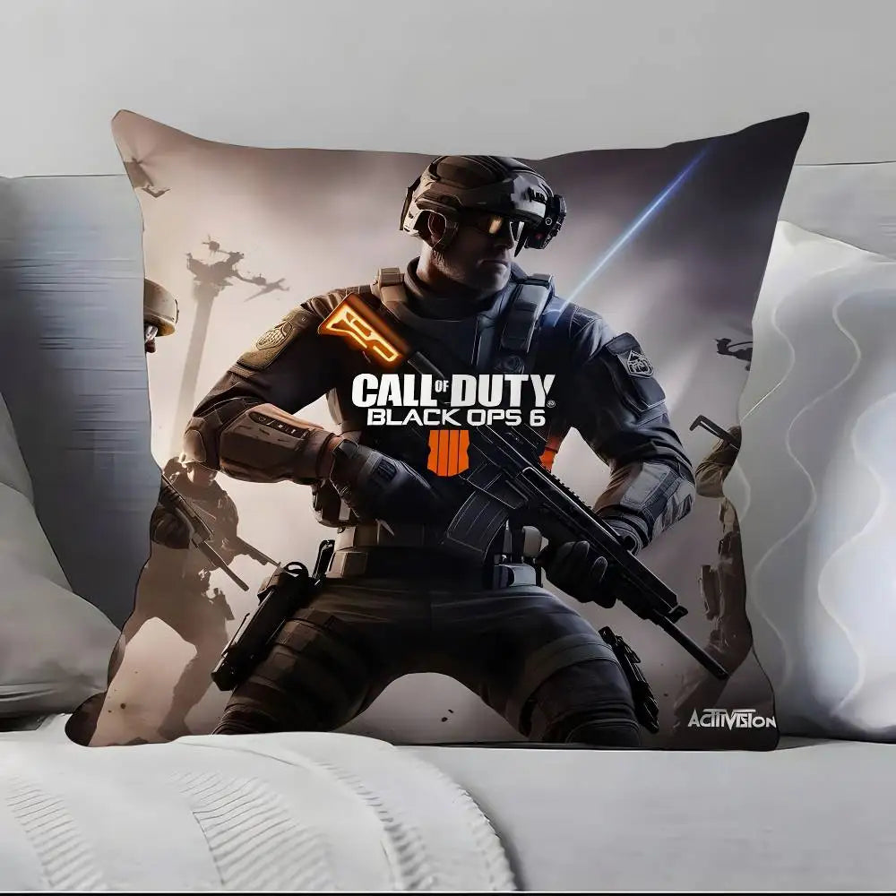 Game C-Call Of D-Duty Black O-Ops Anime Pillow Case Pillowcase Soft Skin Friendly & Comfortable With A Hidden Zipper