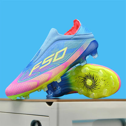 New Men Soccer Shoes Match Indoor Hot-selling Outdoor Football Boots Grass Cleats High-top Futsal Sneakers Non-Slip High-quality