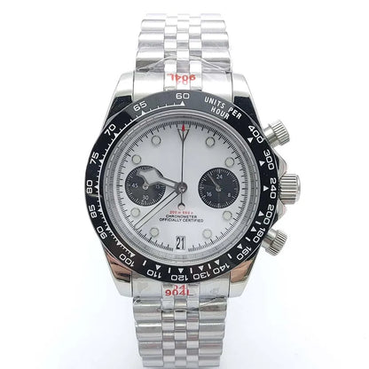 Fashions 39.5MM Quartz Watch VK64 Chronograph Men's Watch Sapphire Glass design vintage Watch Wristwatches Calendar