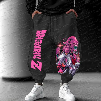 Dragon Ball Men's Sweatpants Autumn/Winter Trend Retro Anime Printing Loose Casual Workout Harajuku Plus Size Hip Hop Pants