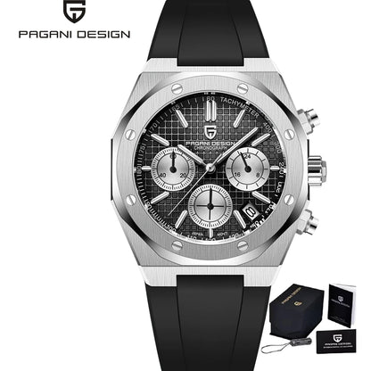 Pagani Design 2026 New Vk63 Fashionable Men V2 Quartz Chronograph Luxury Sapphire Stainless Steel Waterproof Sport 20Bar Luminou