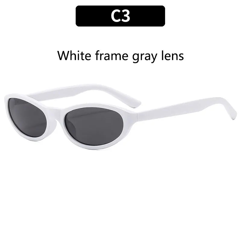 BOYSEEN Men's Hip Hop Style Sunglasses Narrow Frame Orange Eyewear UV400 Travel Beach Sunglasses U400