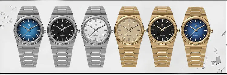 PAGANI DESIGN Men's Quartz Watches Ultra-Thin 7mm Series 222 Sapphire Stainless Steel Waterproof Watches for Man reloj hombre