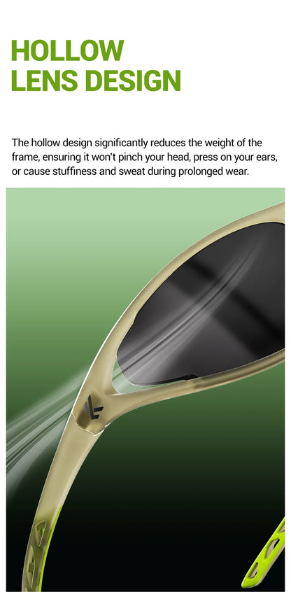 Kapvoe Hiking Sunglasses Camping Fashion Sunglasses for Men Photochromic Cycling Glasses MTB Bike Goggles Fishing Eyewear Sports