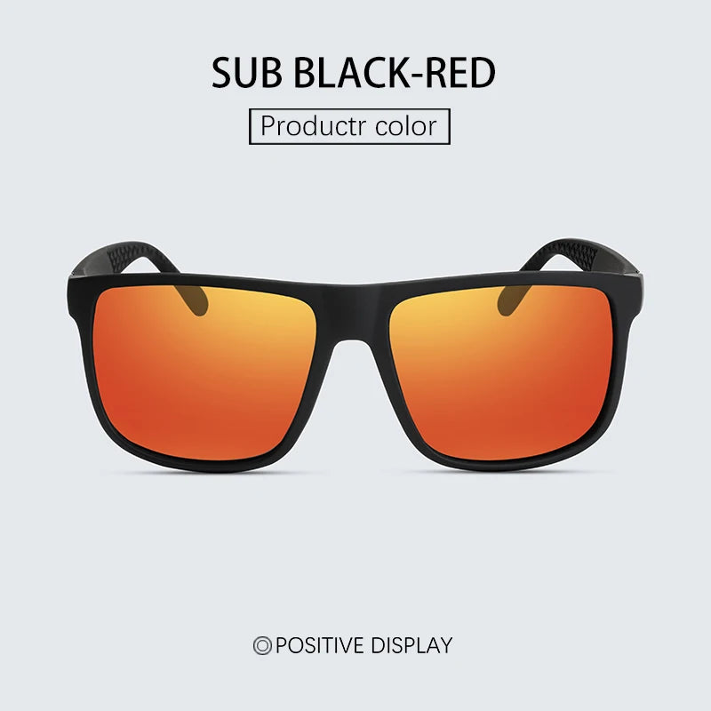 Brand Designer Men's Sun Glasses Vintage Square Sunglasses Men Women Luxury  Driving Fishing UV400 Eyewear Men