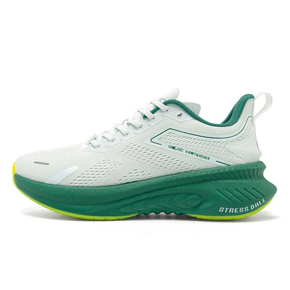 ONEMIX Nieuwe stijl herenhardloopschoenen voor herfst en winter, voor buiten, met demping, ademend, lichtgewicht en elastische sportschoenen