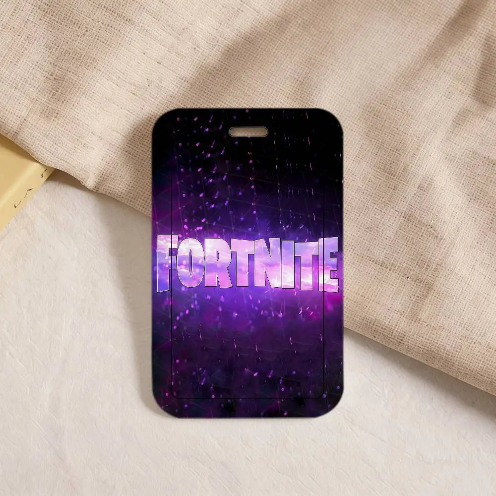 Hot Game F-FORTNITE Strap Lanyard Keychain ID Bus Card Cover Badge Holder Pass Hang Rope Lariat Gifts Keys Accessories