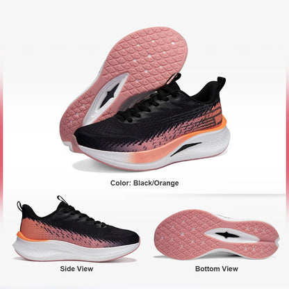Baasploa Women’s Professional Running Shoes Outdoor Carbon Plate Non-Slip Sports Shoes Female Casual Breathable Jogging Sneakers