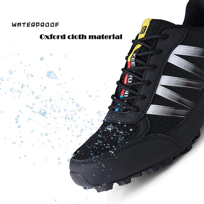 MTB Cycling Shoes Men and Women Mountain Road Bike Sneakers Motorcycle Shoes Waterproof Bicycle Shoes Outdoor Hiking Shoes Winter